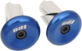 BAR END ALUMINUM BLUE