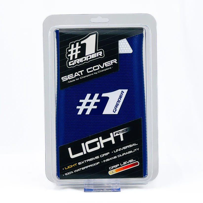 LIGHT RIB Seat Cover - Blue/White