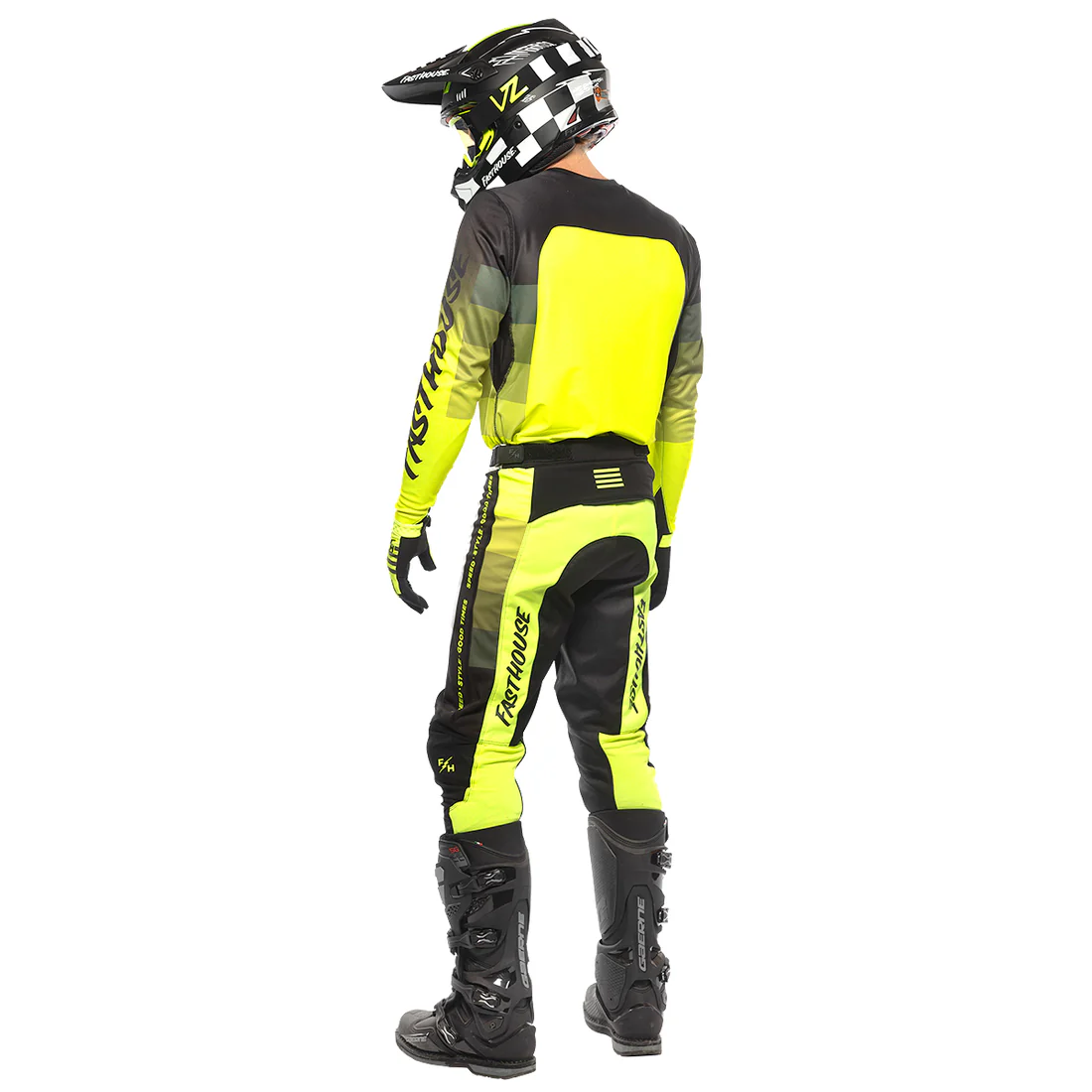 FASTHOUSE ELROD HYPERSONIC MX DRES - FLUO/CRNA