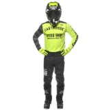 FASTHOUSE CARBON ETERNAL MX DRES - CRNA/FLUO