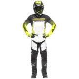 FASTHOUSE ELROD HYPERSONIC MX HLAČE - ČRNA/BELA/FLUO
