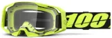 100% ARMATIC GOGGLE – NEON YELLOW CLEAR LENS