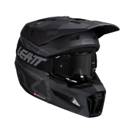 LEATT KOMPLET ČELADA MOTO 3.5 ČRNA + OČALA 3.5