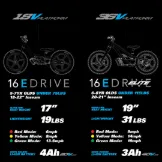 STACYC 16eDRIVE ELITE 36V