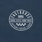 Slika FASTHOUSE STATEMENT T-SHIRT - TEMNO MODRA