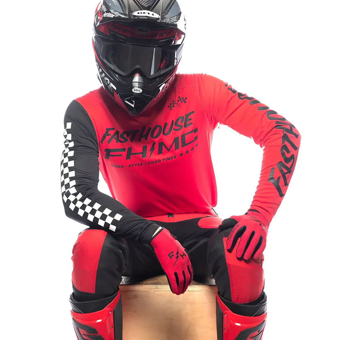 Slika FASTHOUSE CARBON METHOD DRES –RDEČ