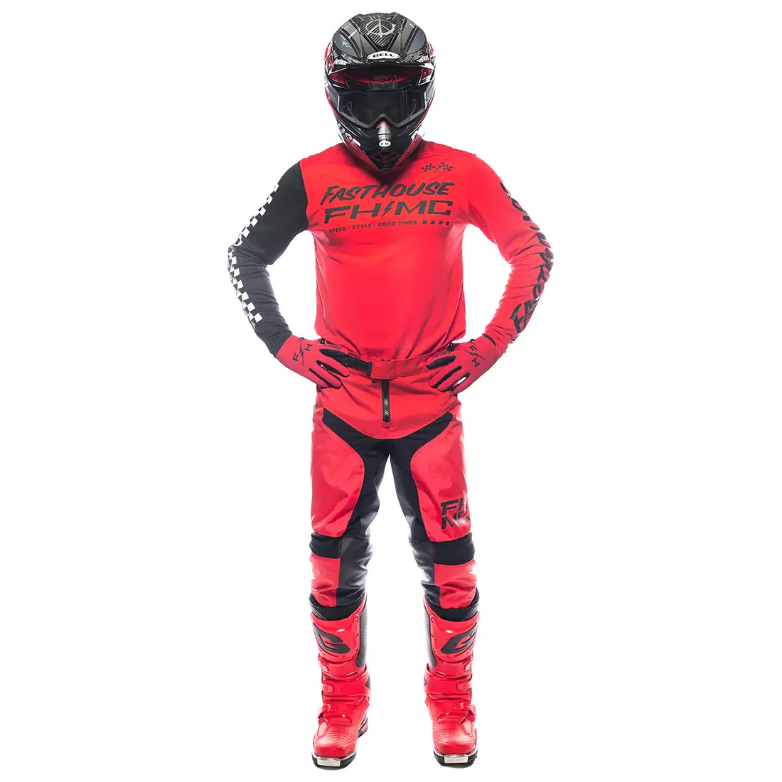 Slika FASTHOUSE CARBON METHOD DRES –RDEČ