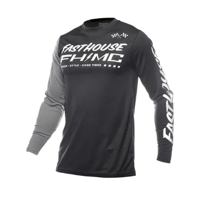 Slika FASTHOUSE CARBON METHOD OTROŠKI MX DRES – ČRNO/SIV