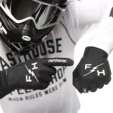 FASTHOUSE CARBON ETERNAL ROKAVICE - ČRNE