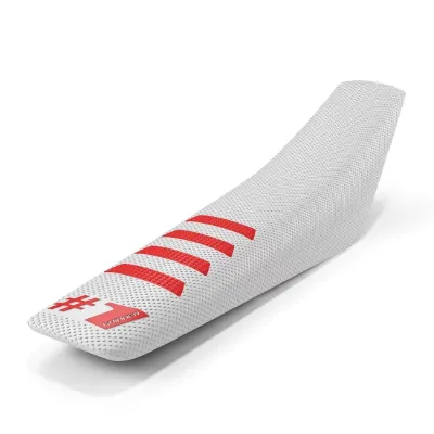 Slika ONEGRIPPER RIBBED PREVLEKA SEDEŽA - BELA/RDEČA