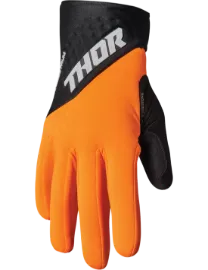 Slika THOR SPECTRUM COLD MX ROKAVICE – ORANŽNO/ČRNE