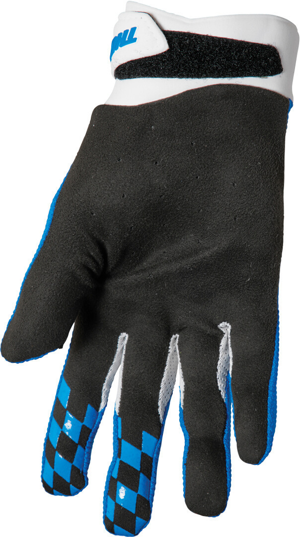 Slika THOR DRAFT LINES MX ROKAVICE – MODRO/BELE