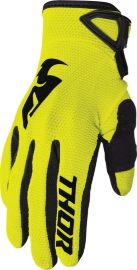 Slika THOR SECTOR MX ROKAVICE – RUMENO/ČRNE
